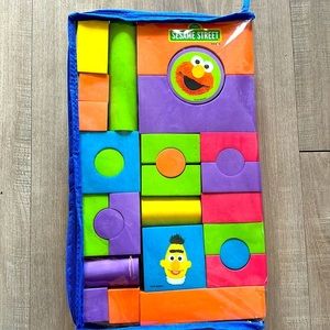 Elmo foam blocks.